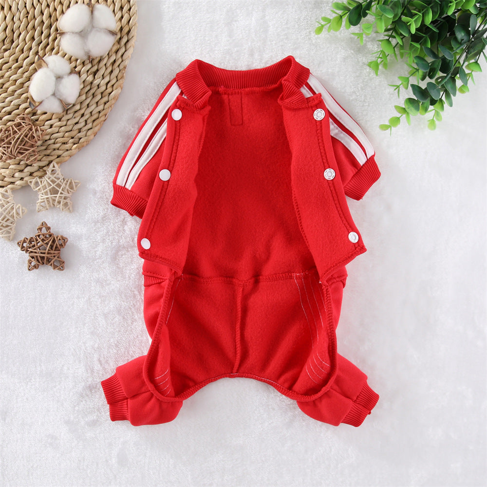 Animaux de compagnie Fleece Kung Fu Bear Vêtements pour chiens