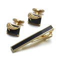 Mode européenne et américaine Gentleman Tie Clip Cufflinks