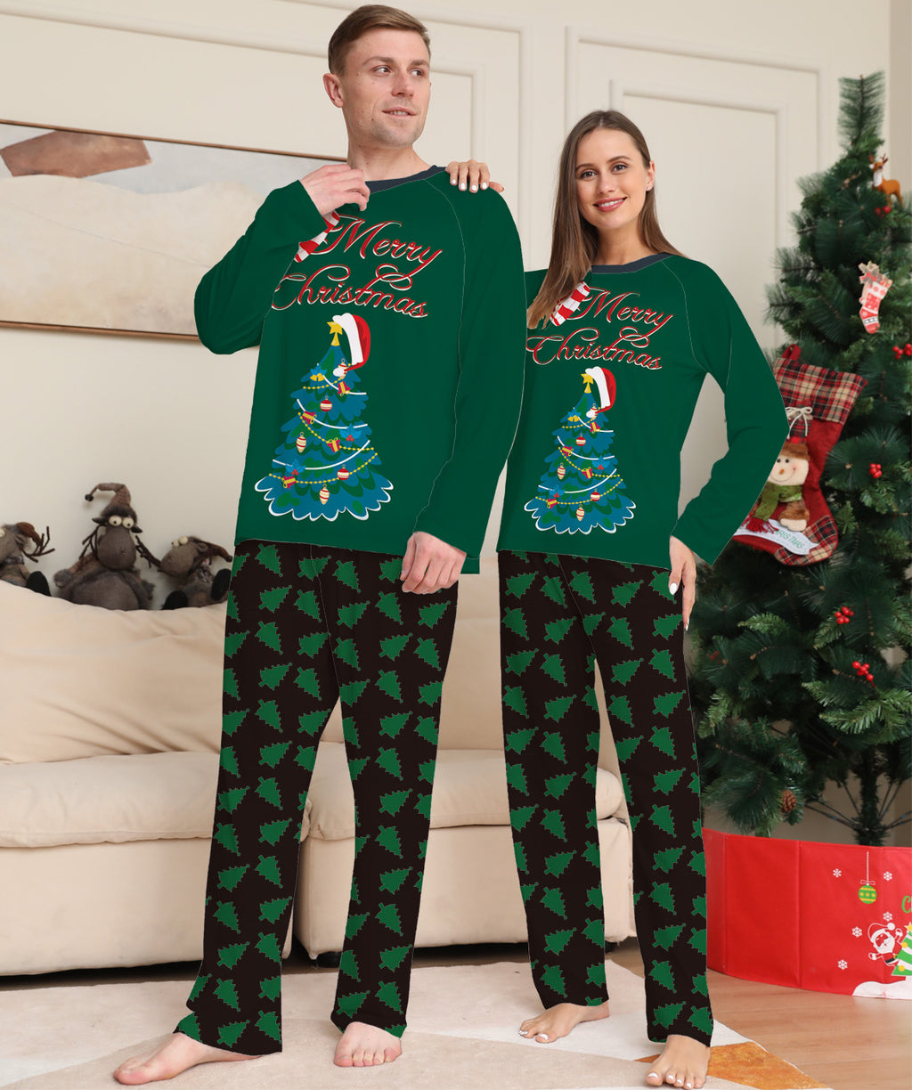 Maillot de Noël à manches longues Pajamas