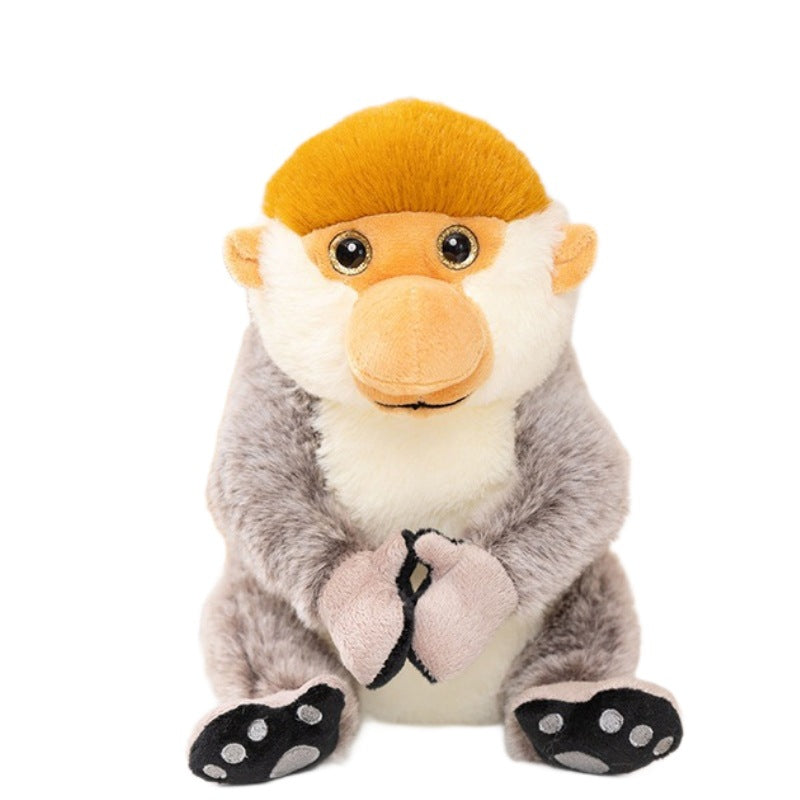 Plush Proboscis Monkey Simulation Toy