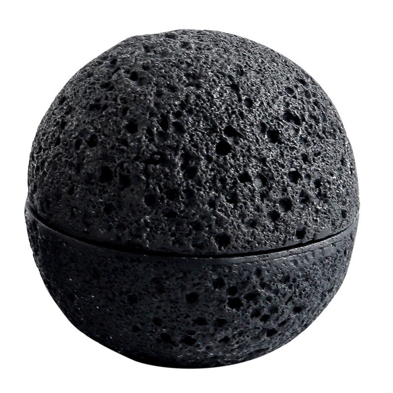 Créative Round Smoked Cup Black Tableware