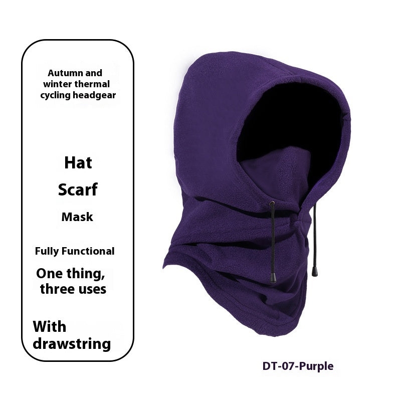 Masque de sport en automne et hiver thermique et coupe-vent