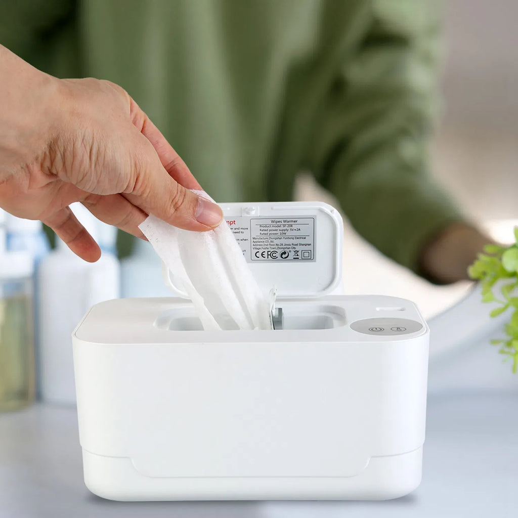 Réchauffeur d'essuie-tout bébé avec 3 paramètres de température Type C Powered Baby Wipes Dispenser avec