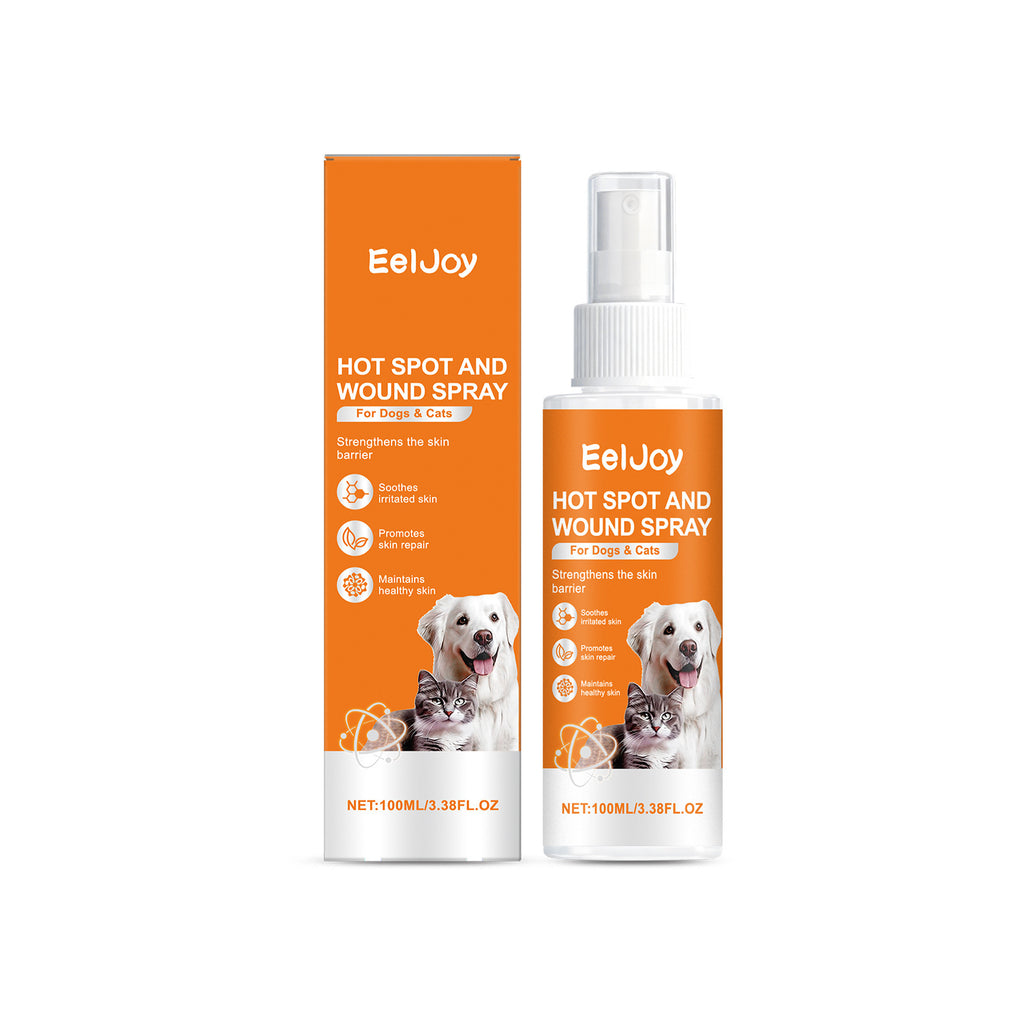 Spray soin de la peau chat et chien Nettoyage de la peau confortable et doux Spray soin quotidien