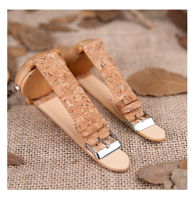 Montres en bambou et en bois