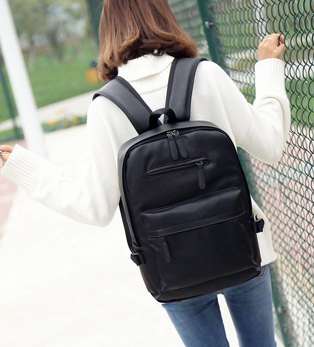 Sac à bandoulière homme PU sac à bandoulière sac étudiant ordinateur hommes sac marée