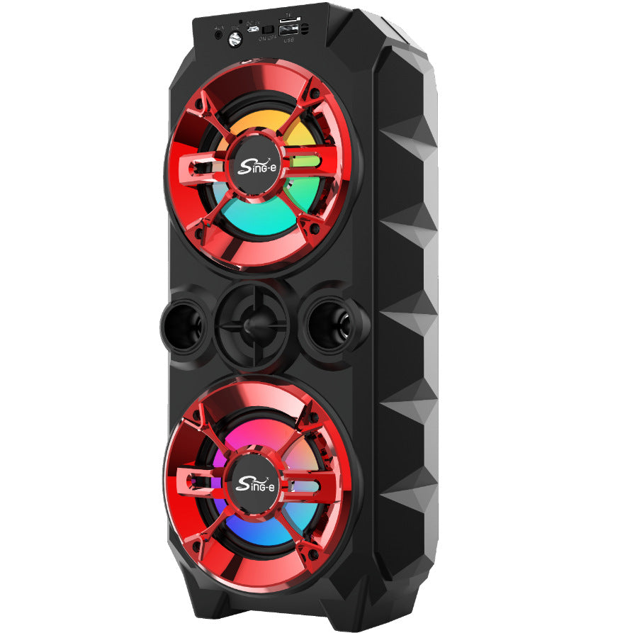 Couleur sans fil Light Portable Pull Rod Bluetooth Audio