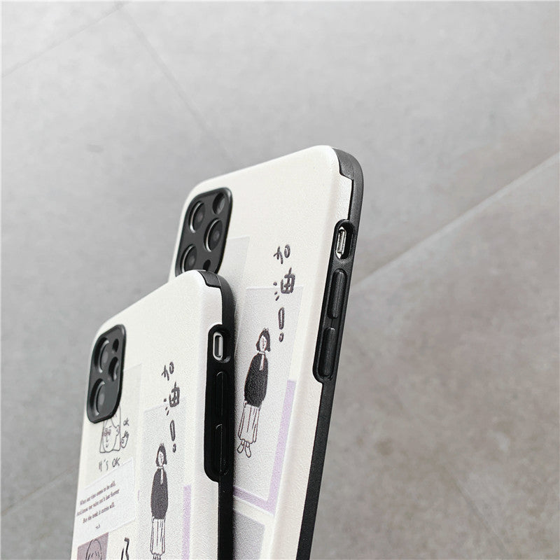 Timely Music Text Phone Case Silicone Soft Shell