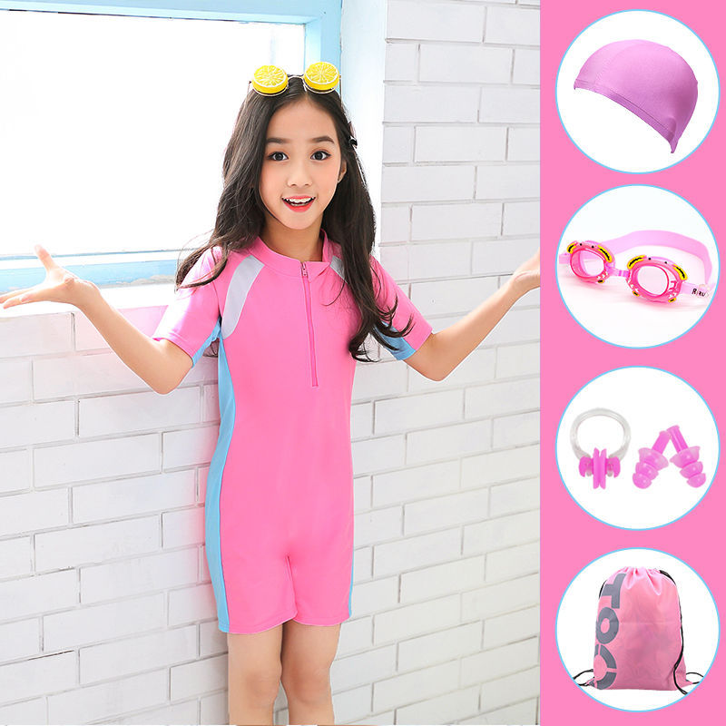 Maillot de bain en une pièce de protection solaire pour enfants
