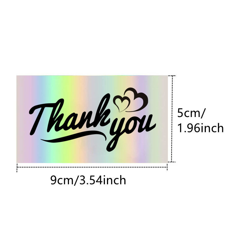 50 Feuillespack Laser carte cadeau holographique cadeau de salutation