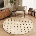 Rug rond de style bohème du ménage