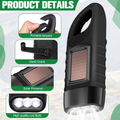 2-Pack Ensemble de torches solaires et mains cranes