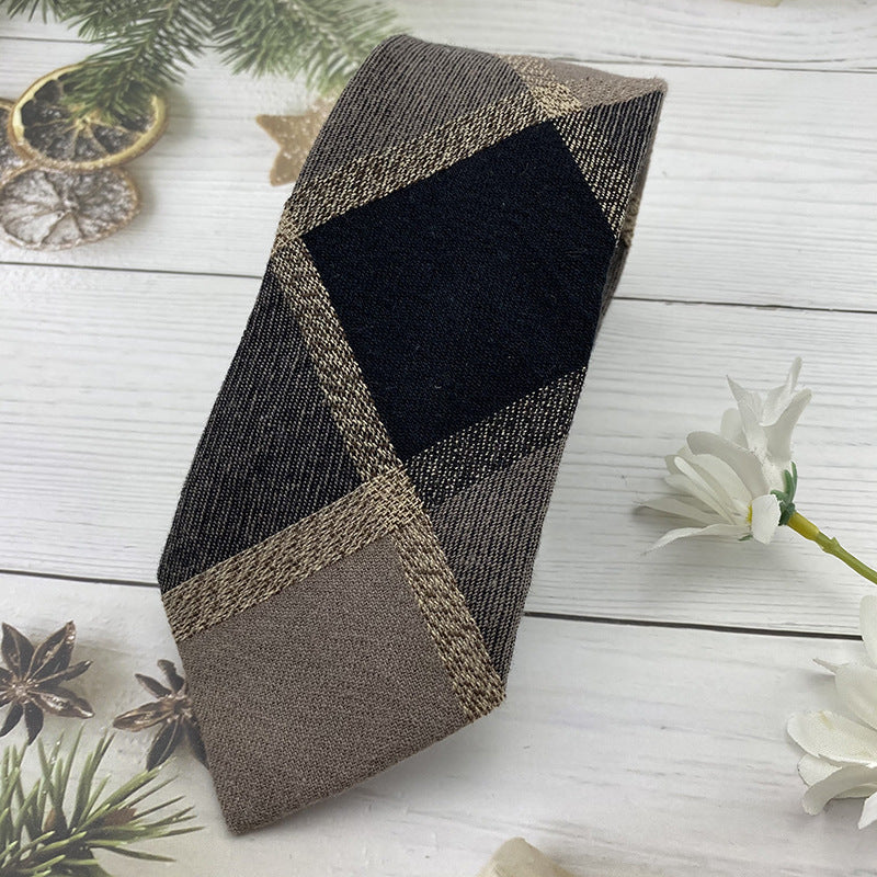 Autumn and Winter Basic for Schools Tie Hand Jk British Style tricoté coton et lin Str
