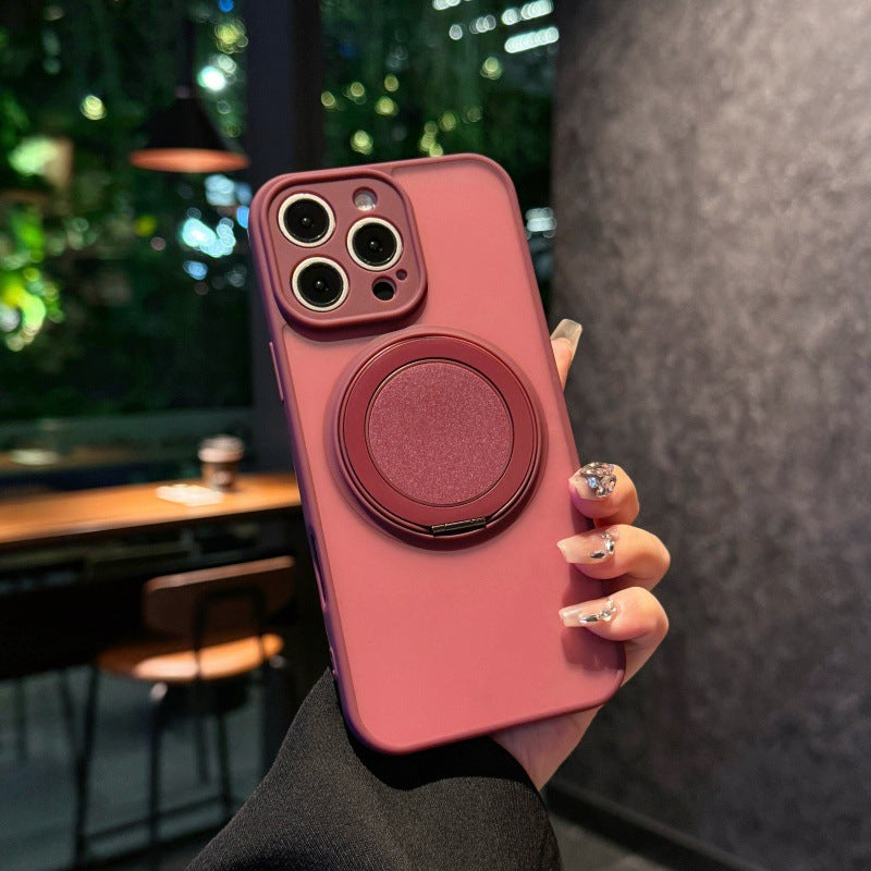 Manche de protection pour téléphone pivotant à aspiration magnétique