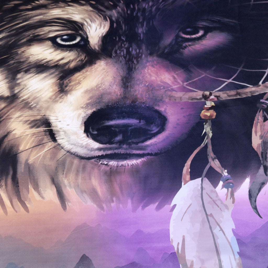 Loup Ensemble de literie en trois parties