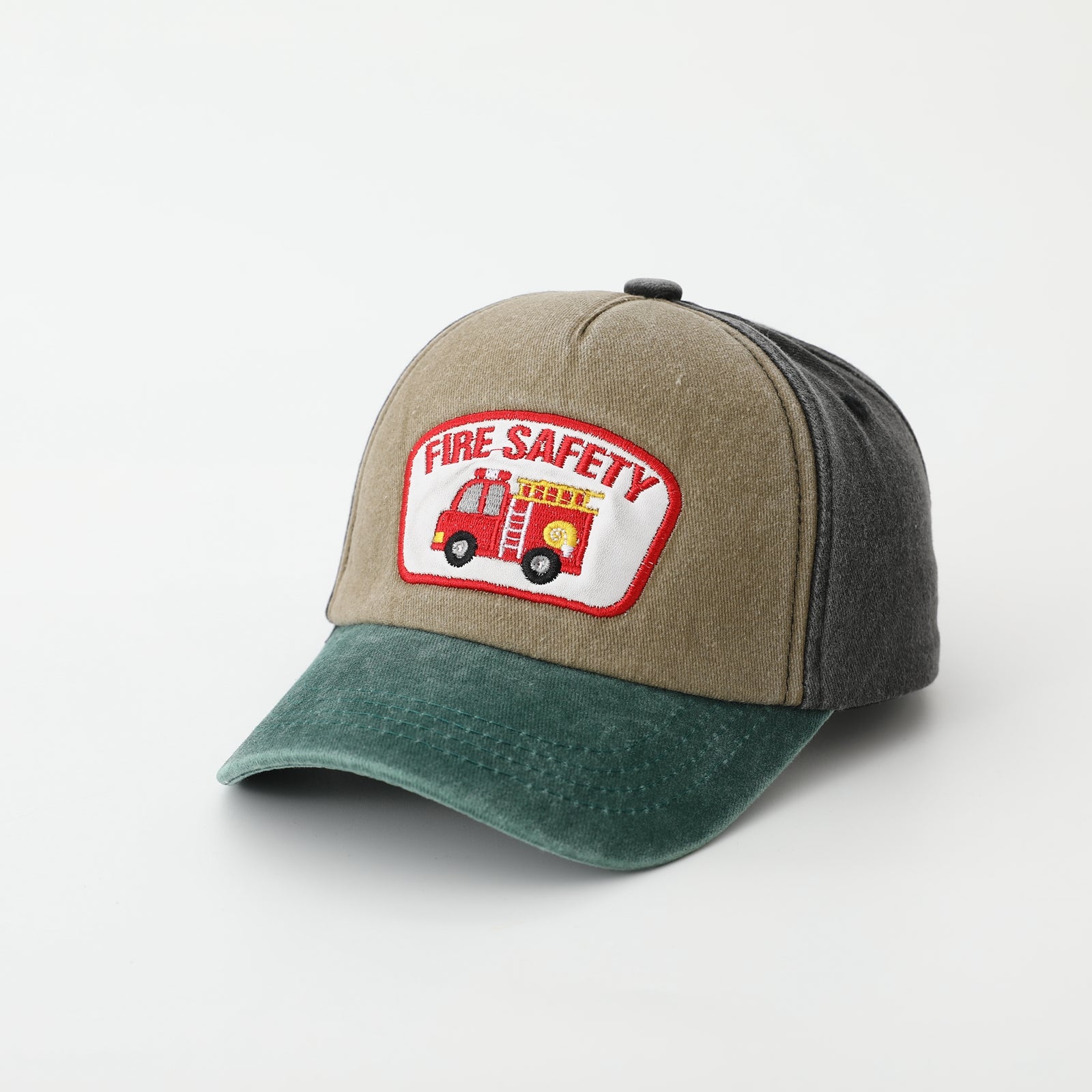 Couleur de match Dinosaur Brodery Laver worn Out Do Old rétro casual Cap de baseball pour enfants