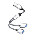 Adaptateur de station d'accueil pour ordinateur portable 1 à 2 Hub
