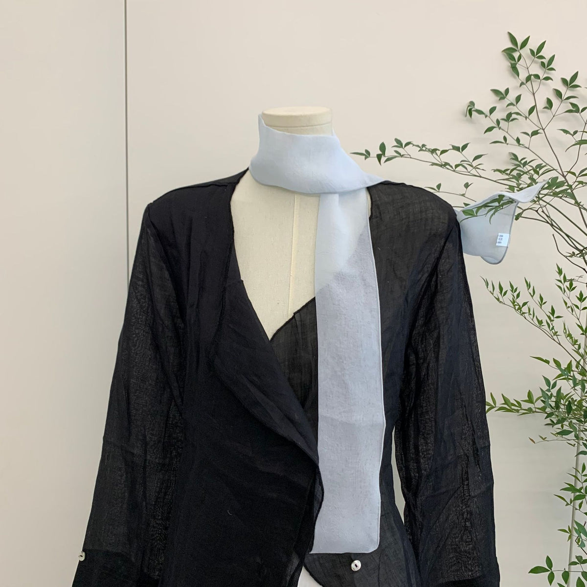 PrintempsSummer Écharpe courte en soie pour les femmes