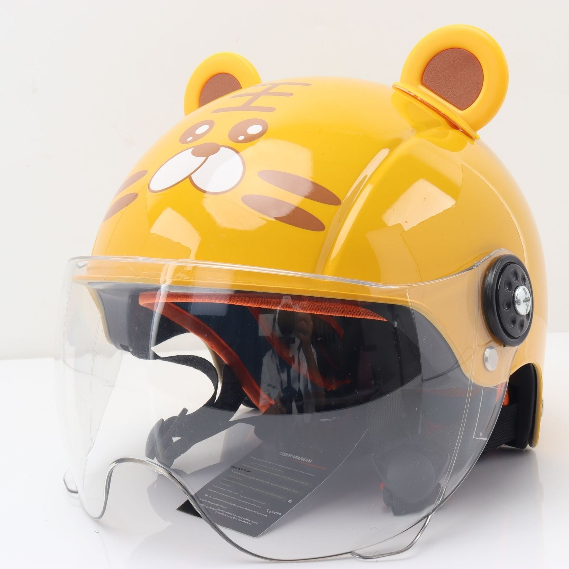 Véhicule électrique pour enfants Casque Cartoon mignon demi-casque de sécurité pour vélo