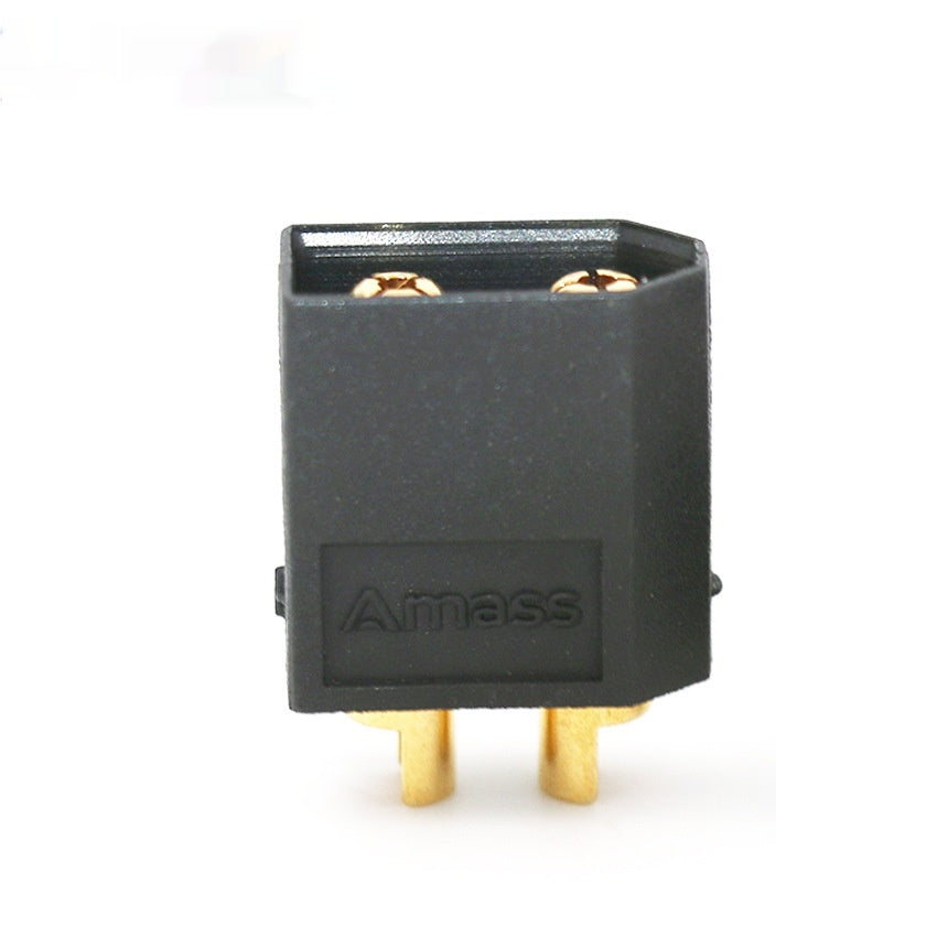 XT60W-M F mâle et femelle connecteur imperméable plaqué or noir haut courant modèle A