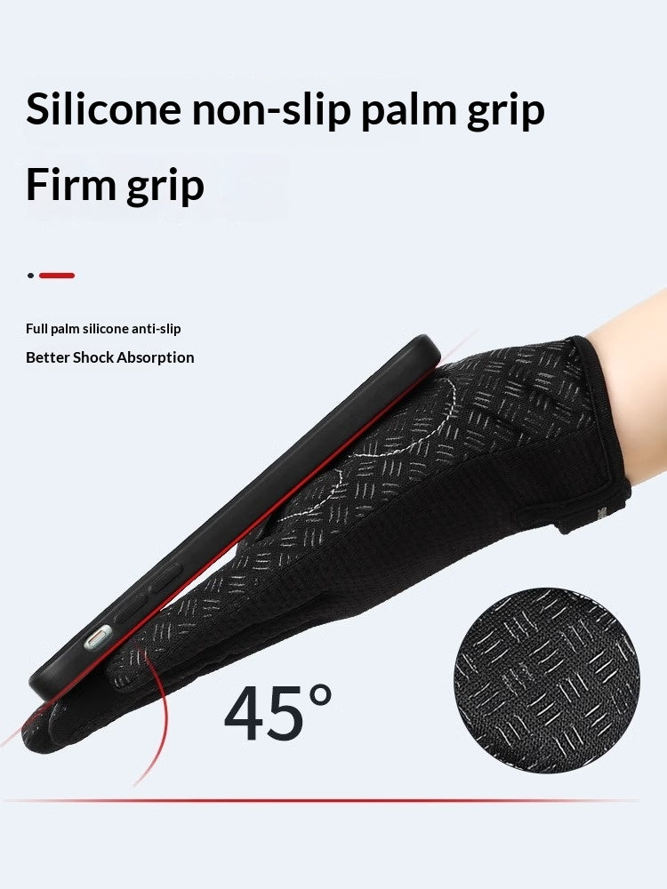 Gants de vélo SpringSummer à écran tactile Gants Full-Finger pour motos et Bic