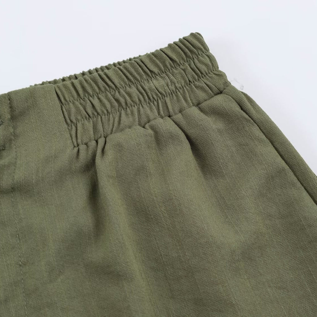 Short occasionnel avec un style Western Hem Curled