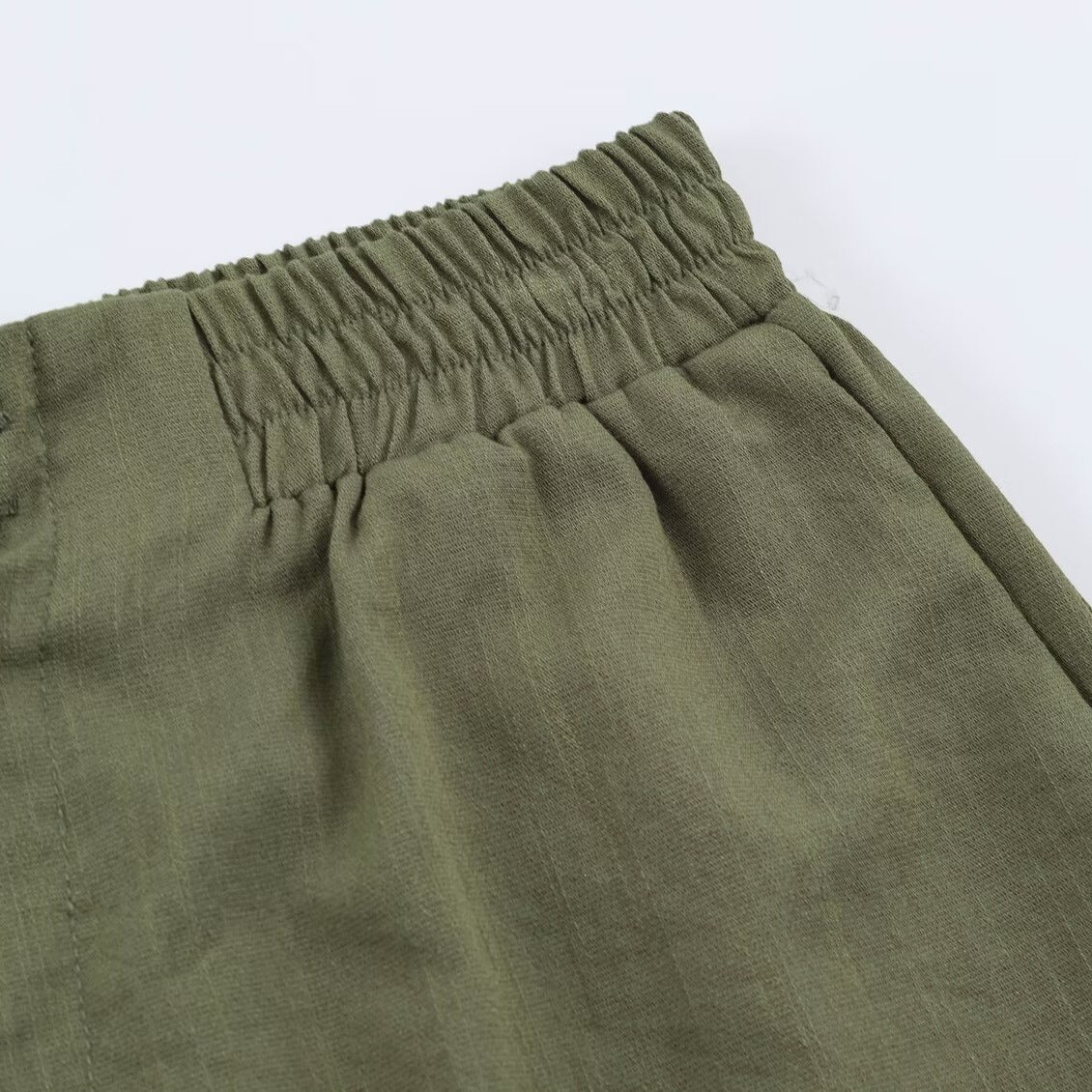 Short occasionnel avec un style Western Hem Curled