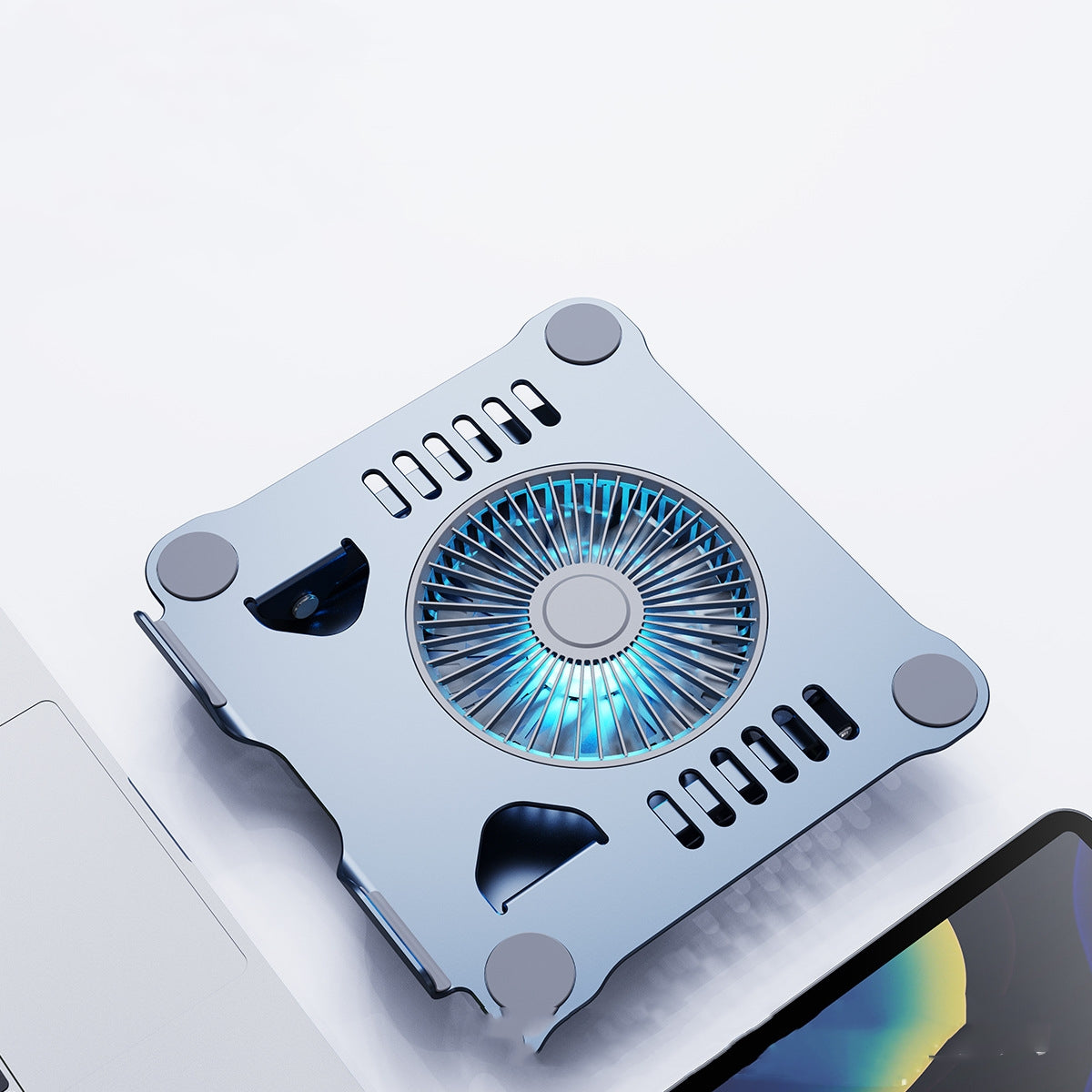 Support pour ordinateur portable avec support pour ordinateur de refroidissement du ventilateur