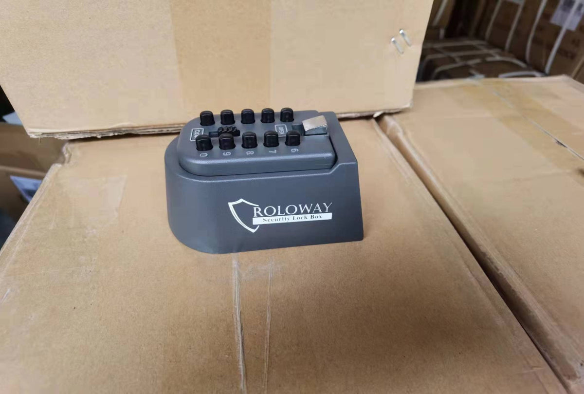 Password Key Box Wall Mounted Metal Key Box Outdoor Waterproof Lock Key Box Stora