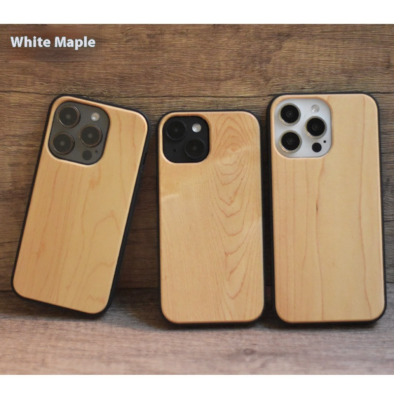 Boîtier de téléphone léger en bois massif