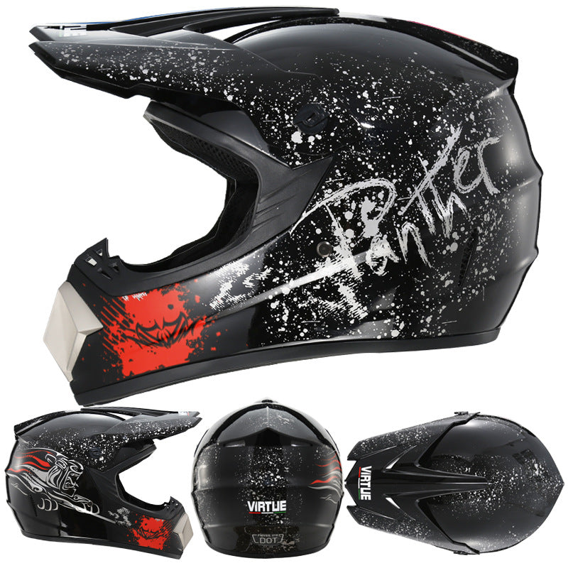 Casque de moto électrique Kart Cross-country