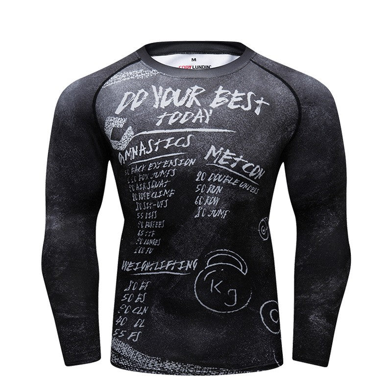 Costume de fitness de course élastique respirant pour hommes