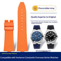 Bracelet de montre Fluororubber compatible avec Jiangsi Dantons dans la série Seas