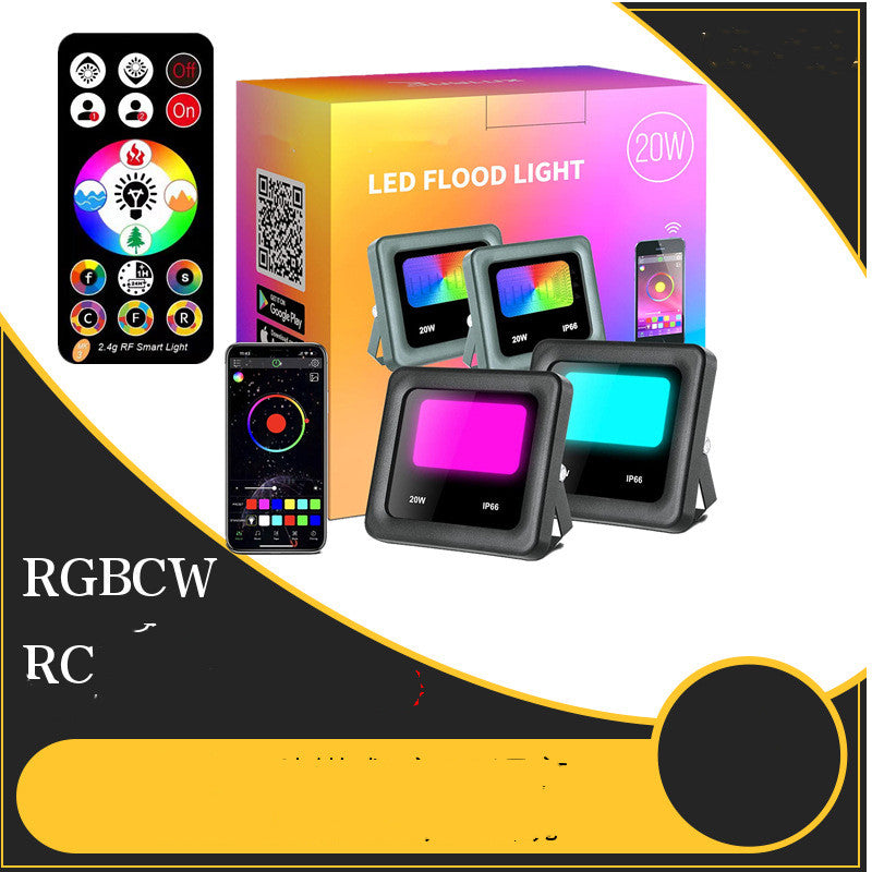 20W Rgb Bluetooth Dual Color Intelligent de la voix Timing Light Outdoor