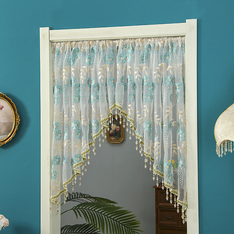 Dentelle demi rideau pour la chambre à coucher à la maison Decor