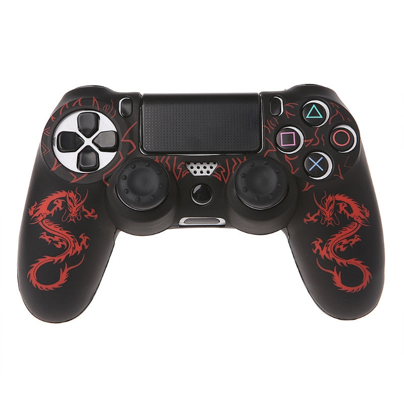 Laser Camouflage Silicone Manches en caoutchouc Motif Dragon Manche de protection