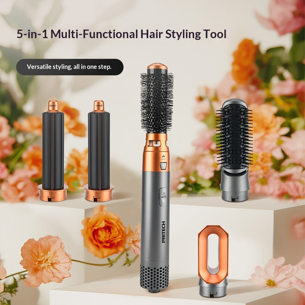 5-en-1 Multifonctionnel Coiffeur Air Comb Tour de curling automatique