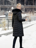 Coin long rembourré en coton de couleur unie