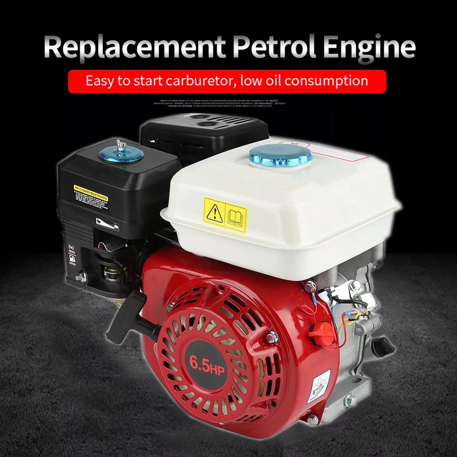 Pour H Onda GX200 4-Stroke 6.5HP 3.6L Moteur de remplacement de moteur à essence