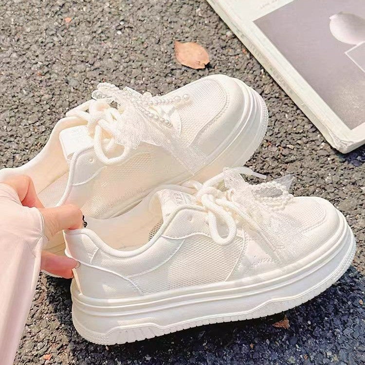 Chaussures Blanc Respirant Mesh Femme d'été