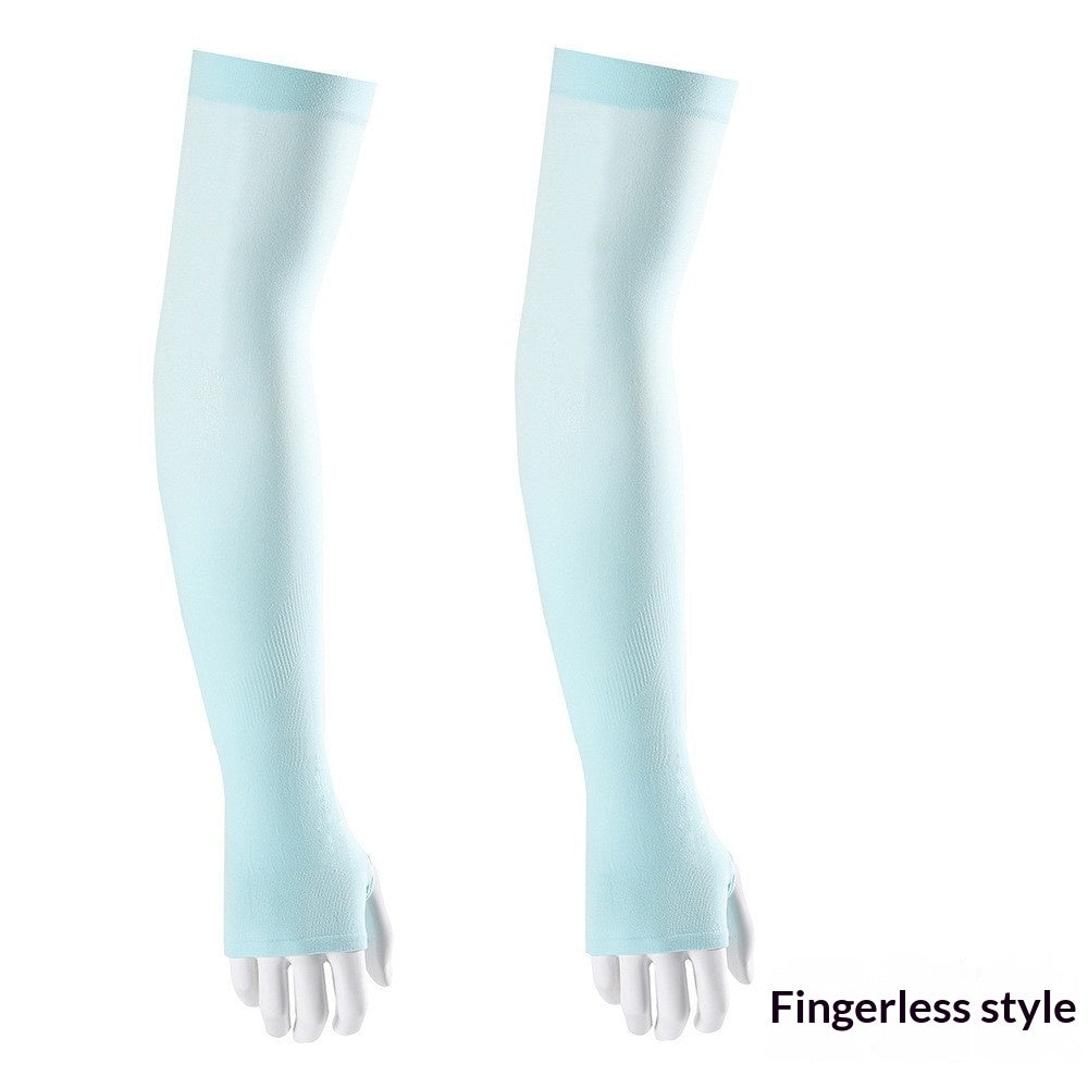 Extérieur Casual Solide-couleur Protection des bras