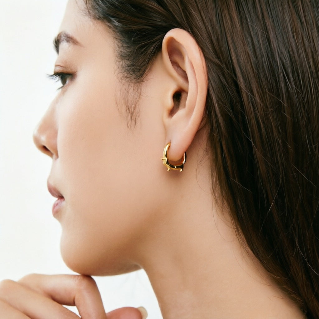 Boucles d'oreilles Niche-design style Instagram