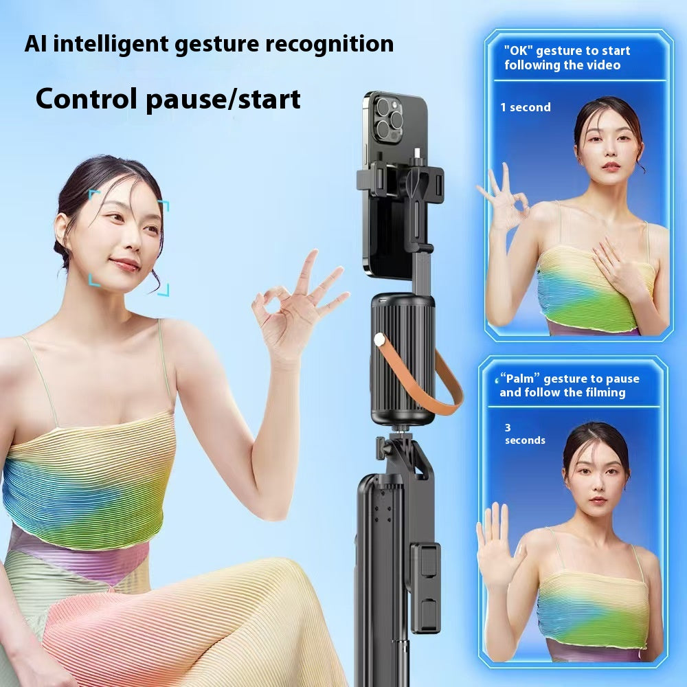 Smart AI Facial Recognition Mobile Streaming Bluetooth Selfie Holder