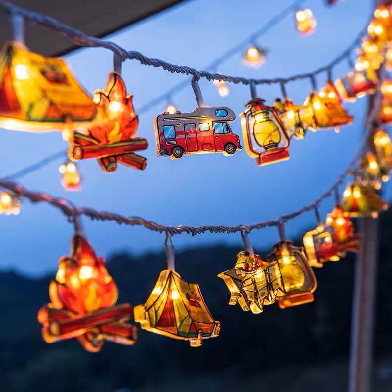 LED Solar String Lights Outdoor Camping Atmosphere Lights