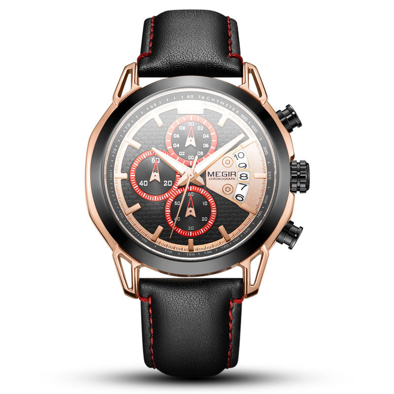 Montre lumineuse multifonctionnelle homme