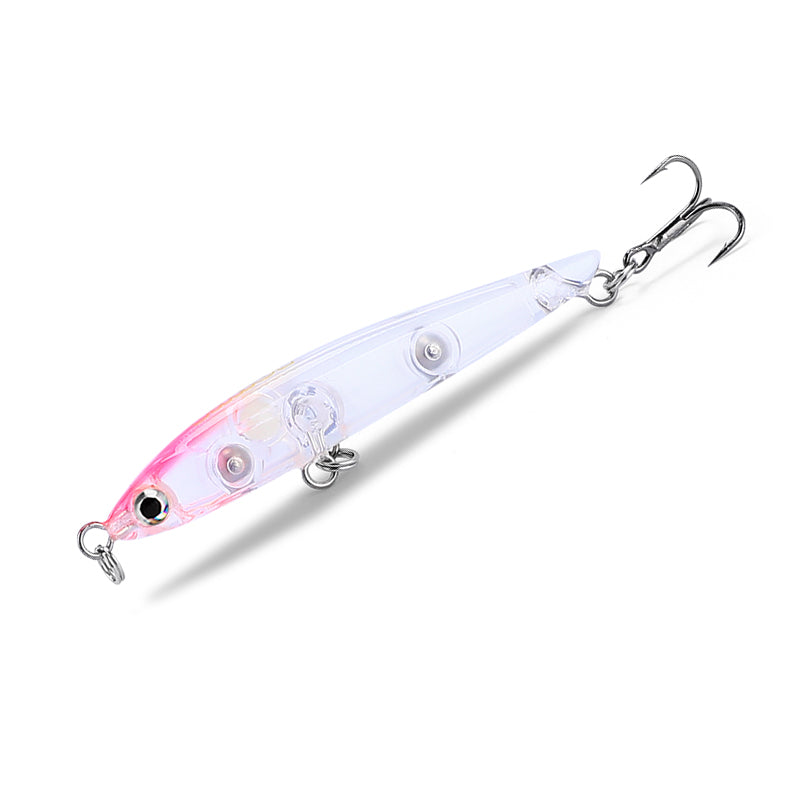 Long-distance casting of artificial lures for freshwater streams