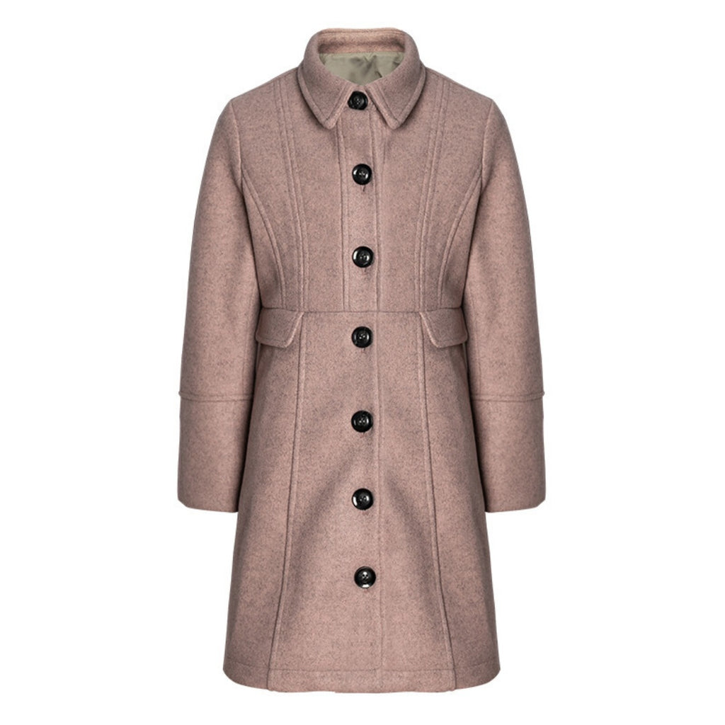 Filles épais chaud long manteau de laine Vintage Hiver manteau Automne 3-9Y