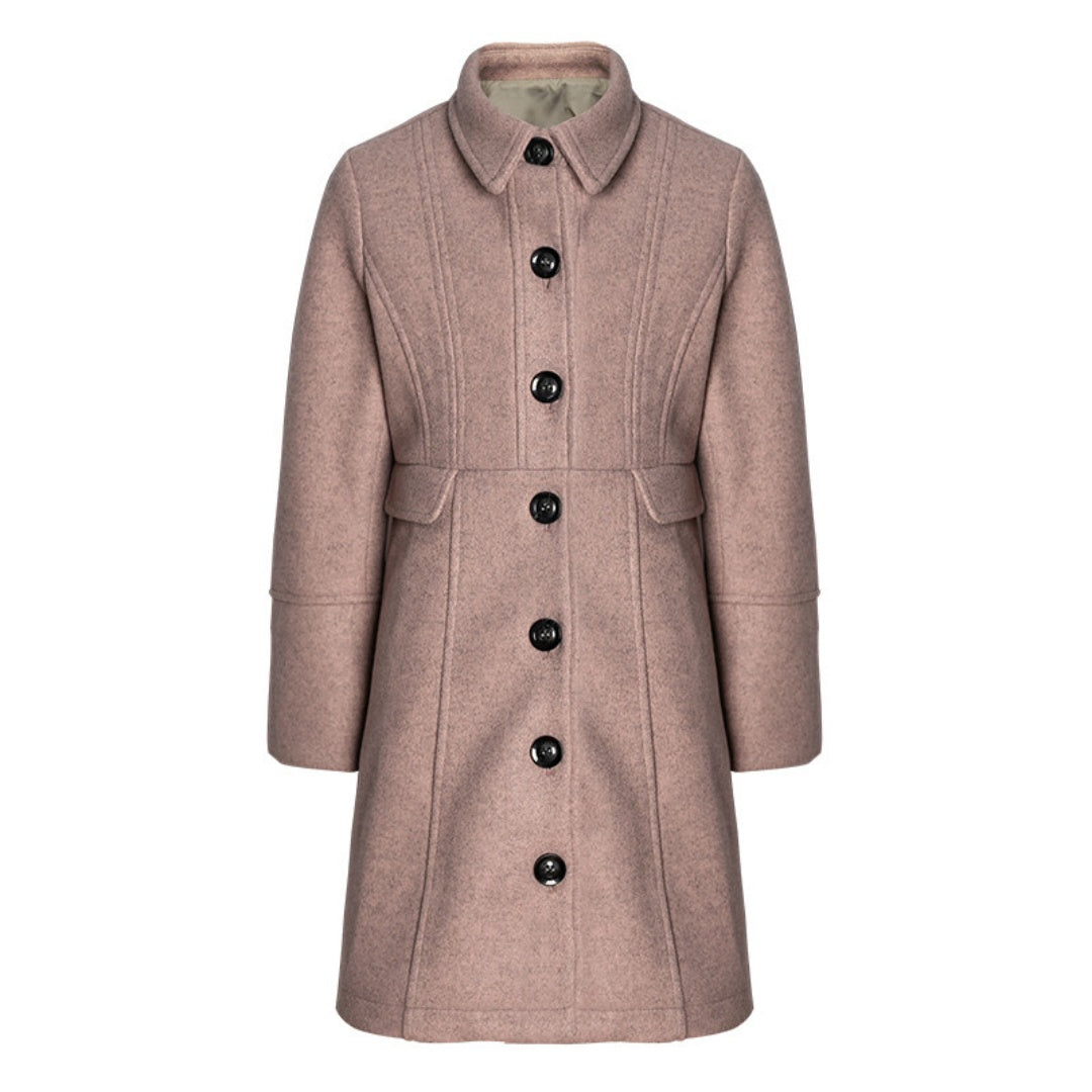 Filles épais chaud long manteau de laine Vintage Hiver manteau Automne 3-9Y