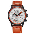 Cairen Water-Resistant Calendar Quartz Leather Watch