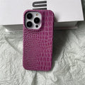 Solid color retro phone case
